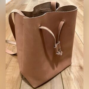 Handmade vegan leather bag from Bulgaria (crossbody and backpack)